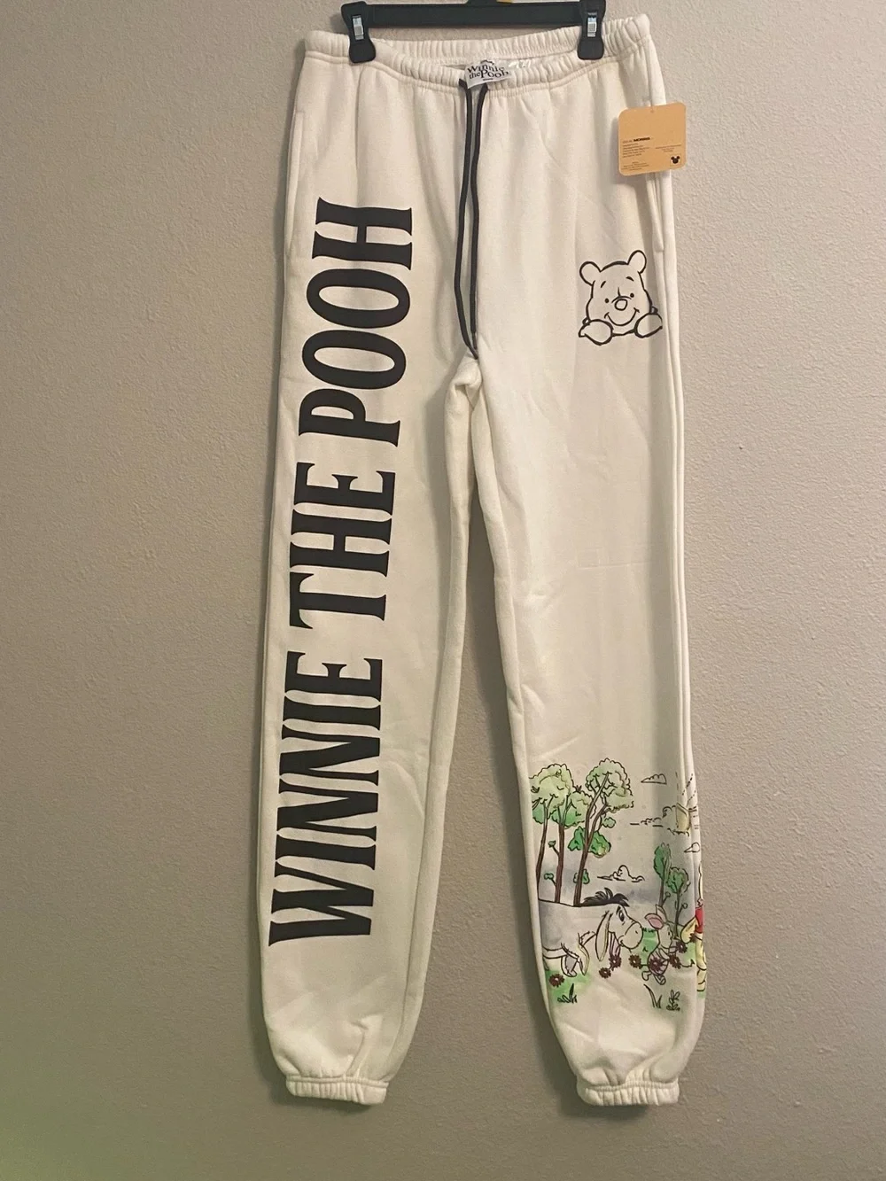 Disney White Winnie the Pooh Graphic Joggers - Multiple sizes XXS/L/XL - Picture 2 of 4